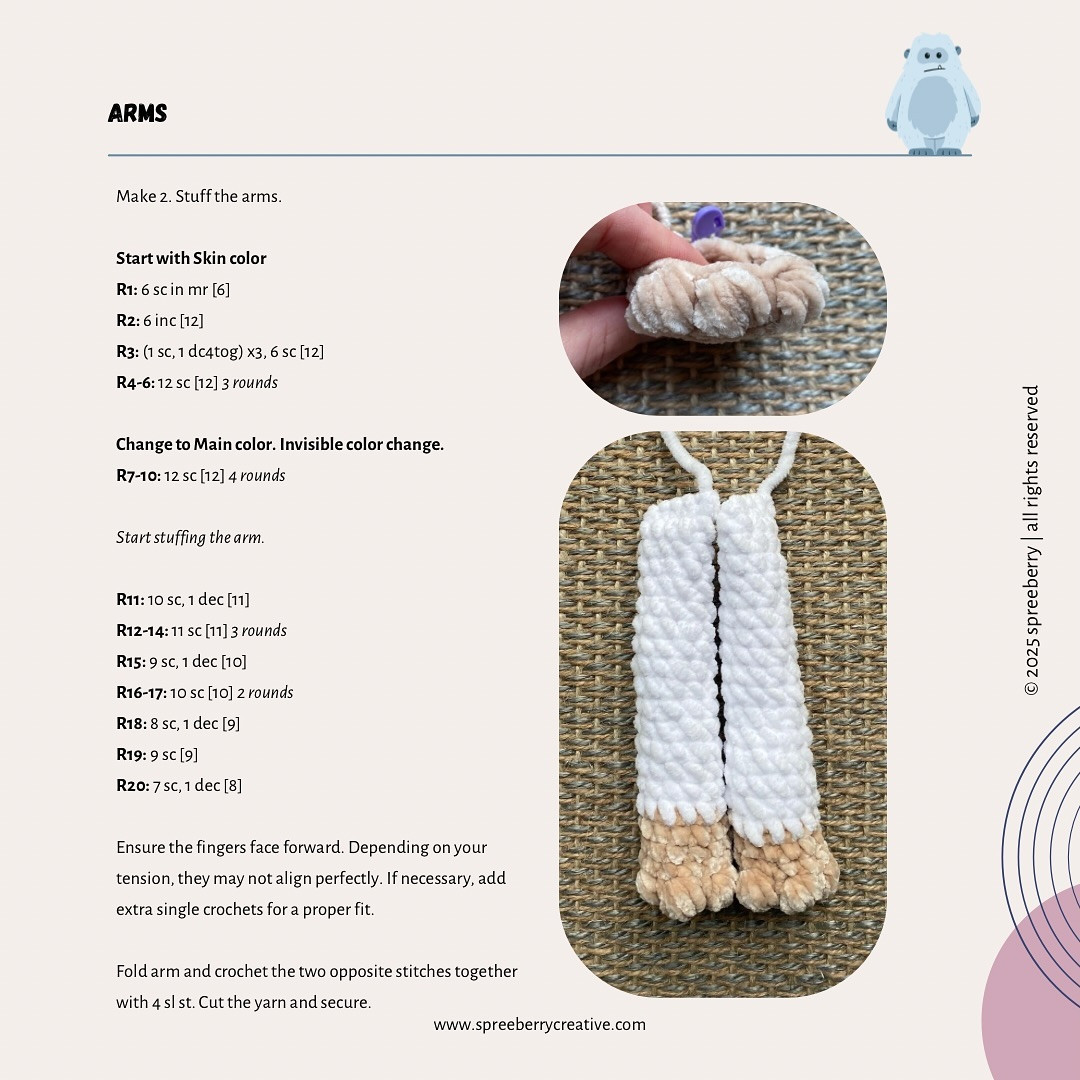 Free Crochet Pattern: Boris the Yeti