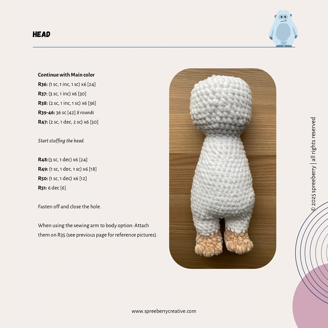 Free Crochet Pattern: Boris the Yeti
