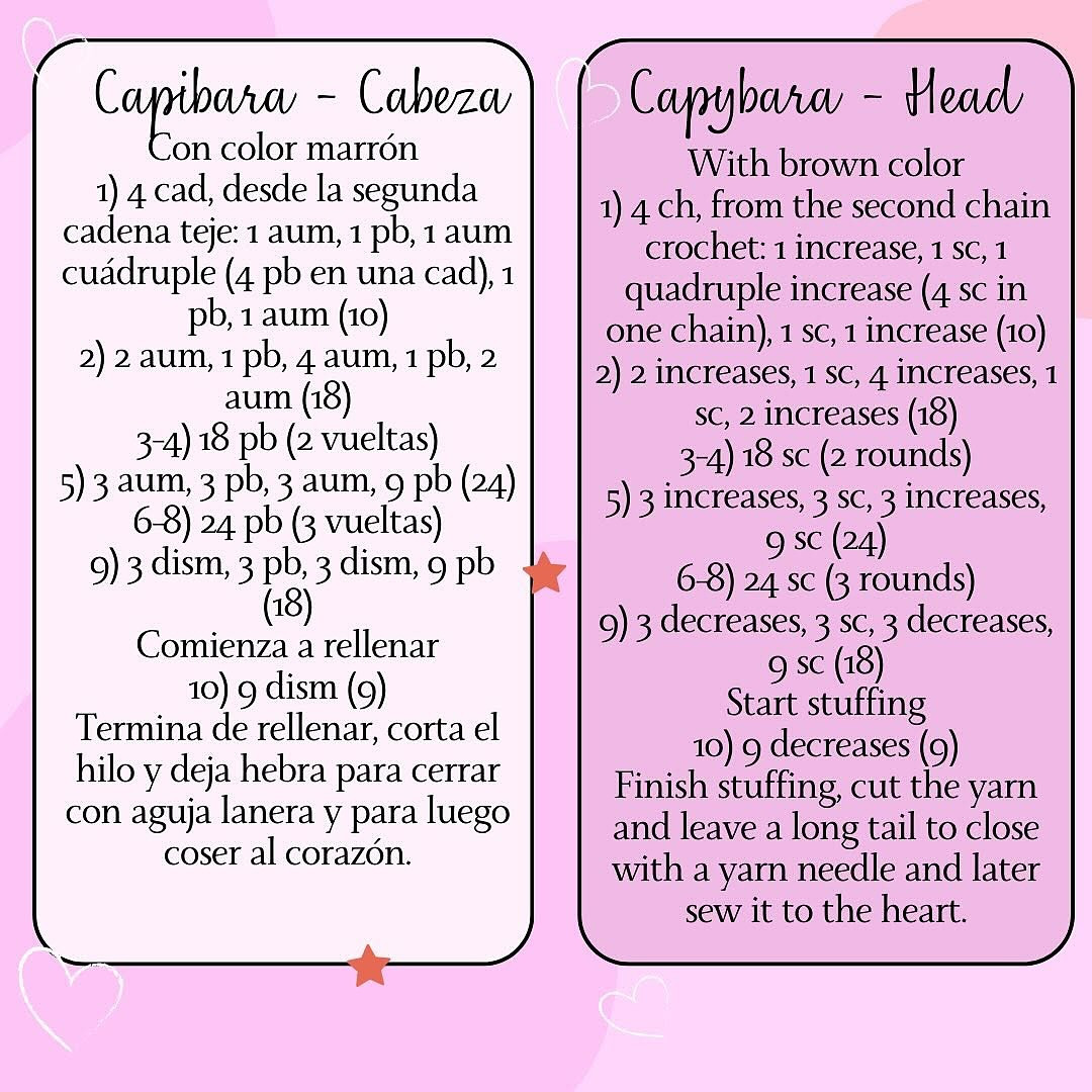 Free Crochet Pattern: Capybara on a Heart