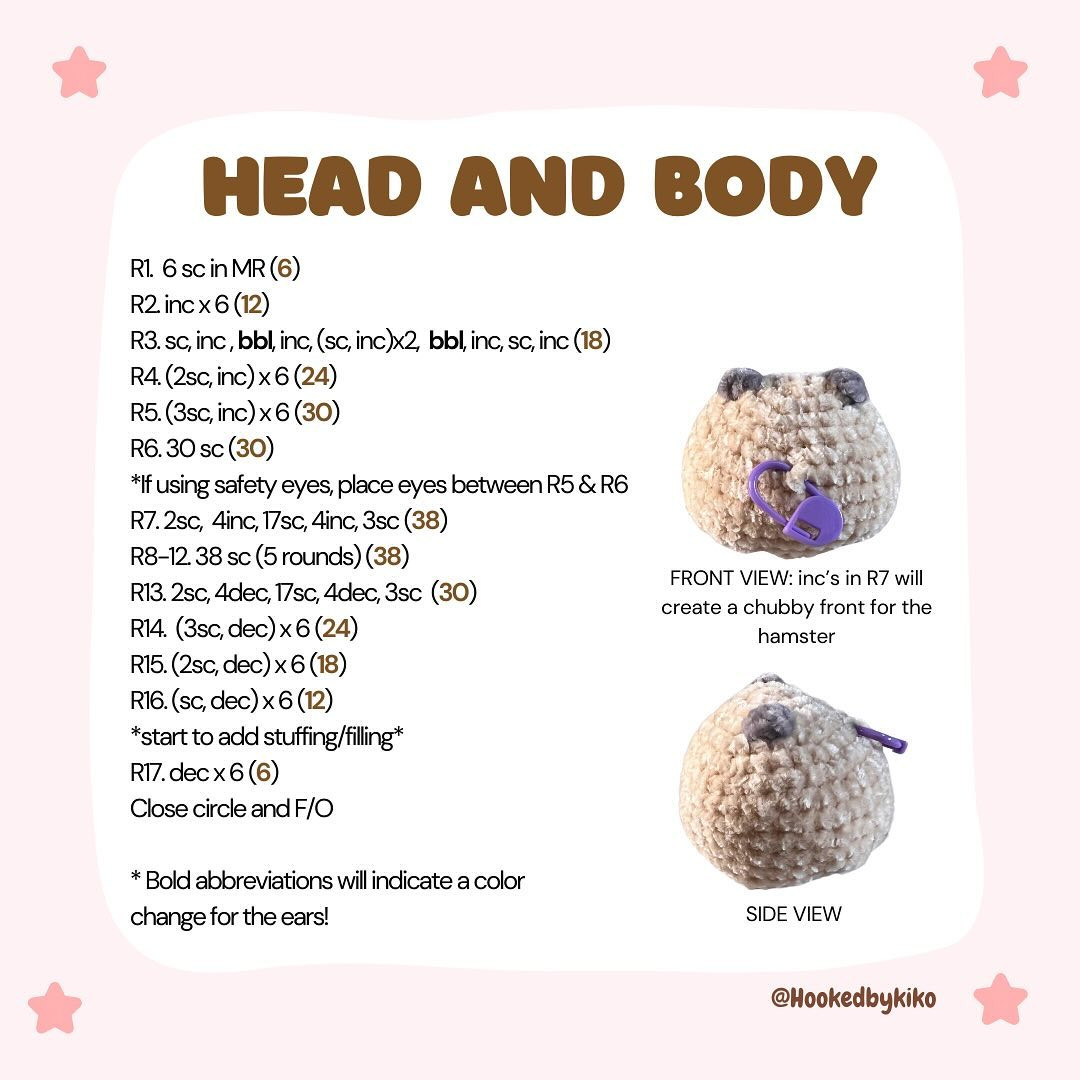Free Crochet Pattern: Celebratory Hamster