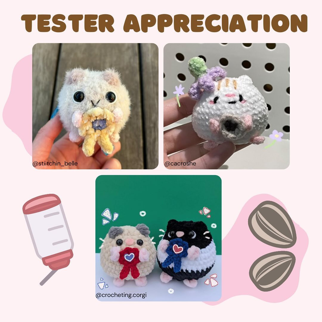Free Crochet Pattern: Celebratory Hamster