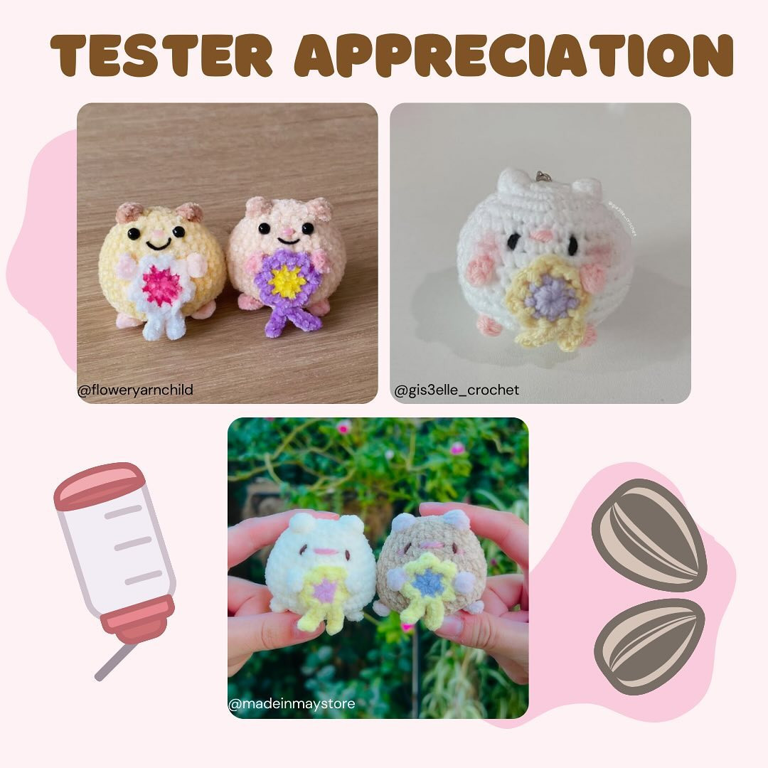 Free Crochet Pattern: Celebratory Hamster