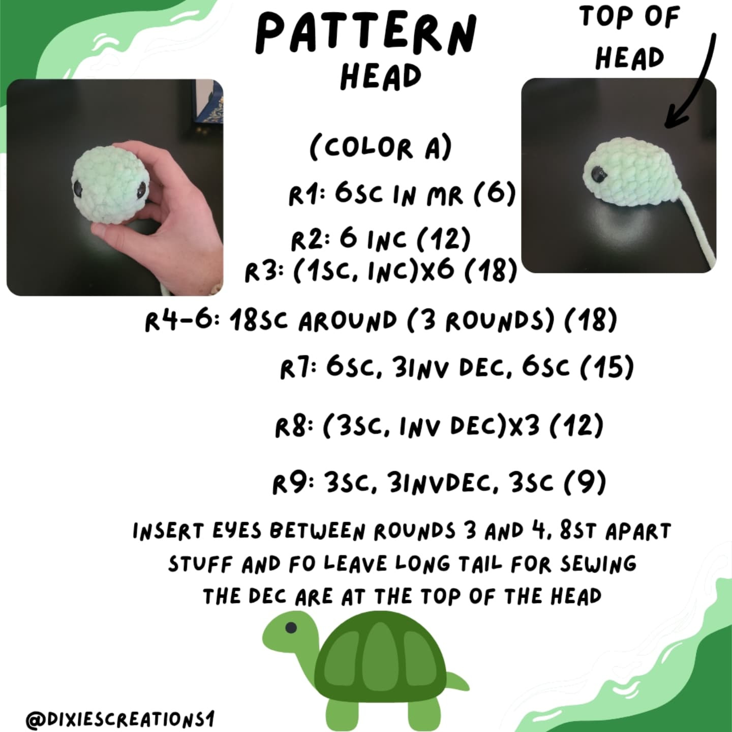 Free Crochet Pattern: Chip the Tortoise