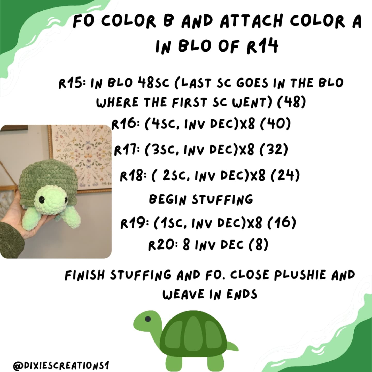 Free Crochet Pattern: Chip the Tortoise