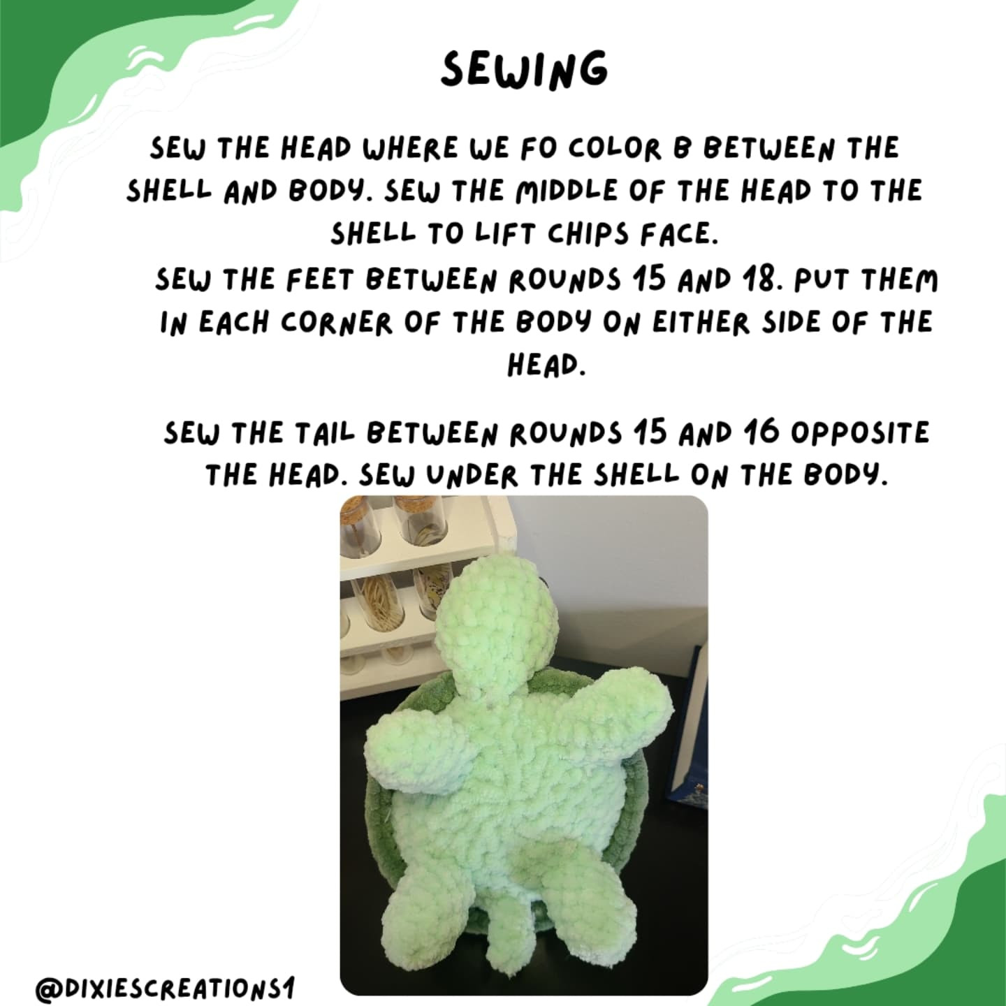 Free Crochet Pattern: Chip the Tortoise