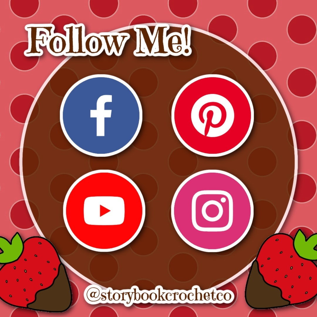 Free Crochet Pattern: Chocolate Covered Strawberries