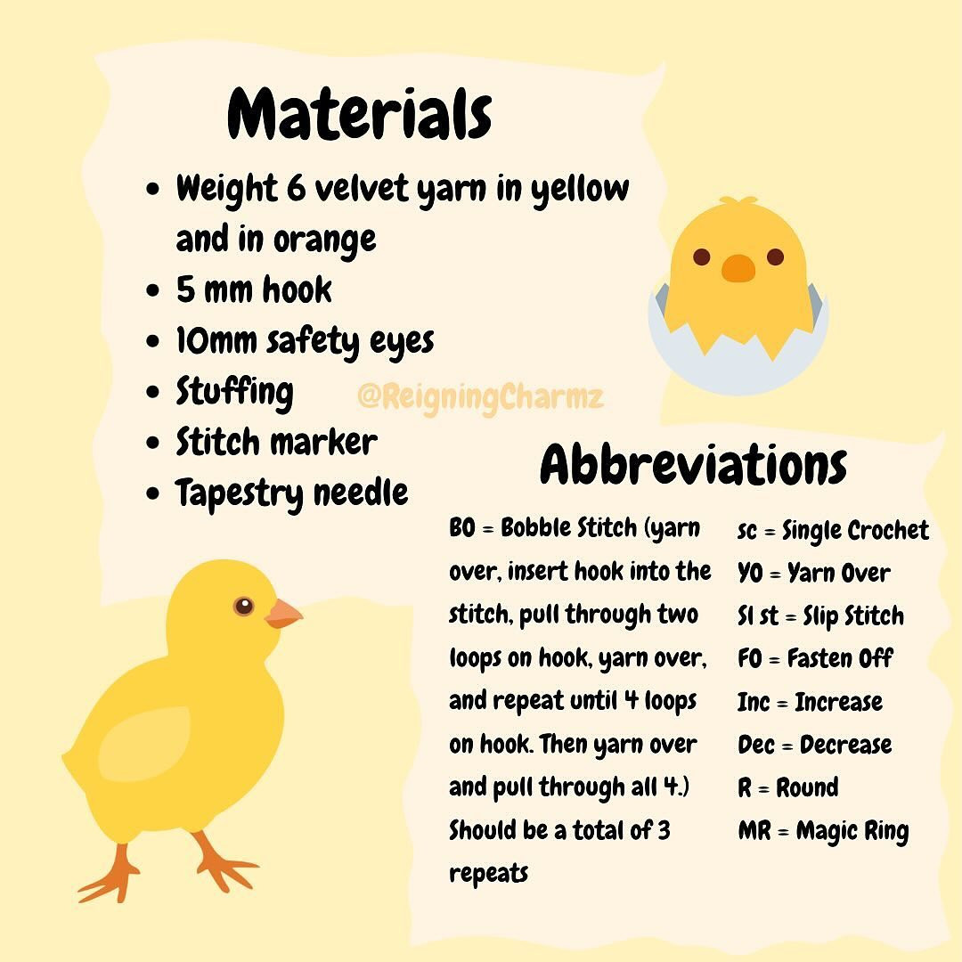 Free Crochet Pattern: Chonky Chicken Amigurumi