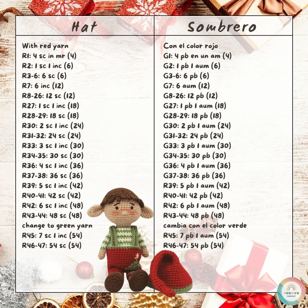 Free Crochet Pattern: Christmas Elf