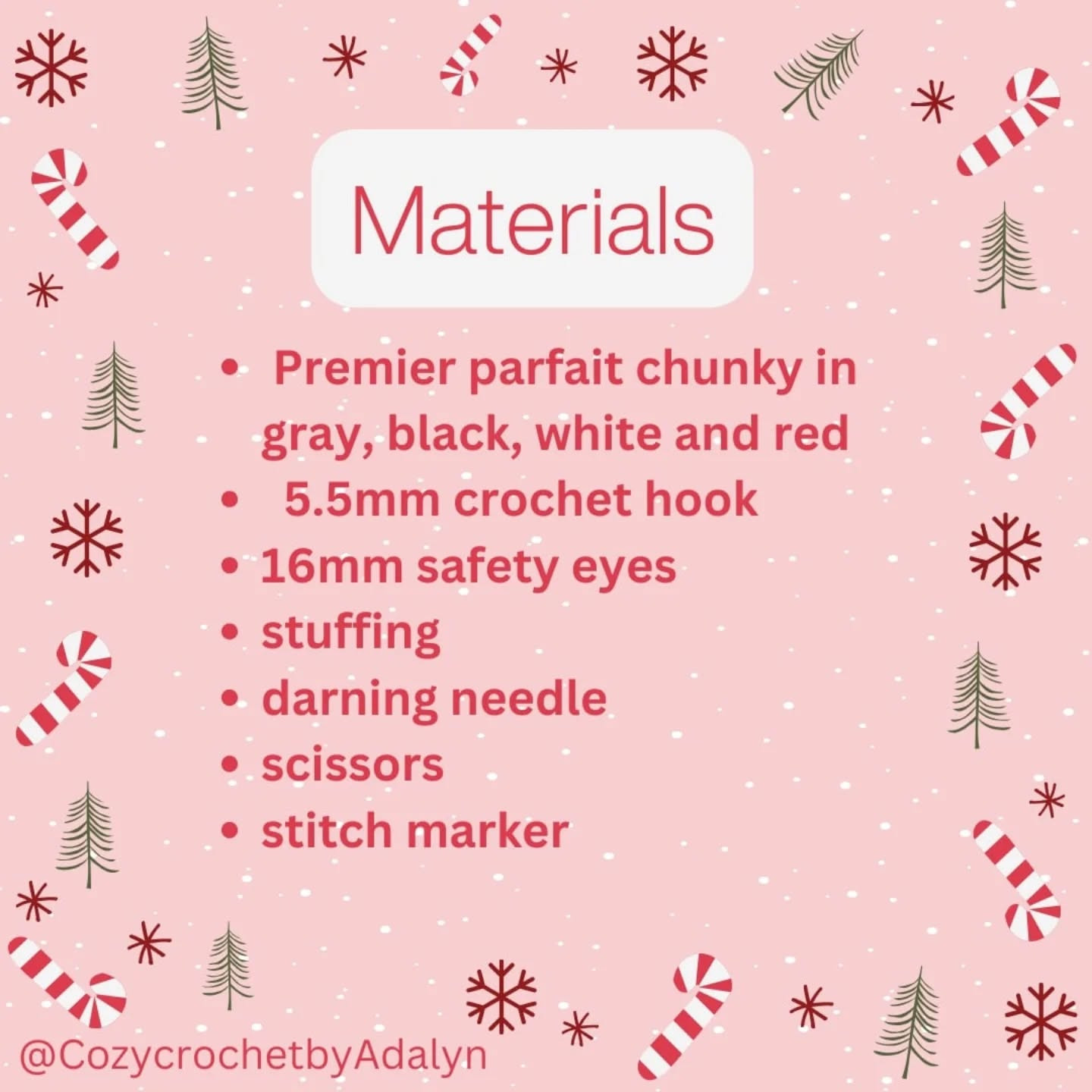 Free Crochet Pattern: Christmas Koala