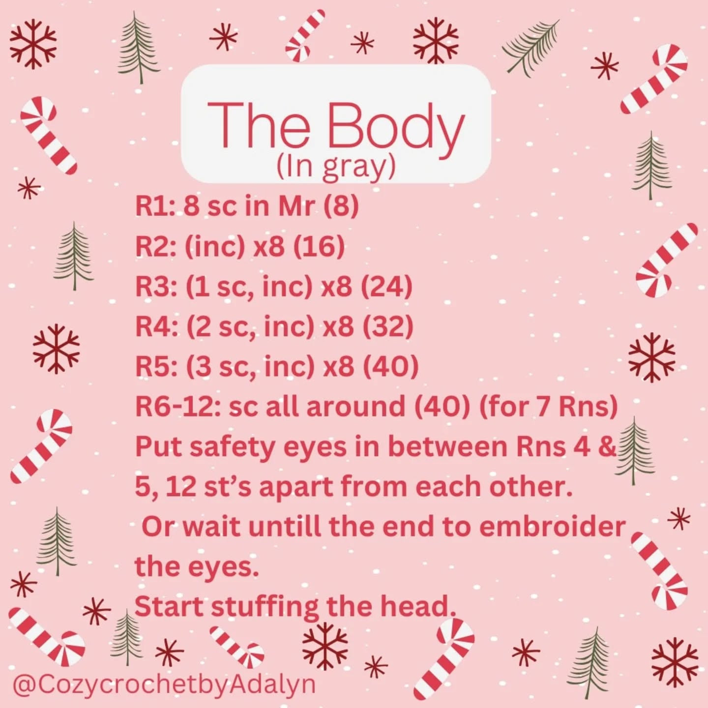 Free Crochet Pattern: Christmas Koala