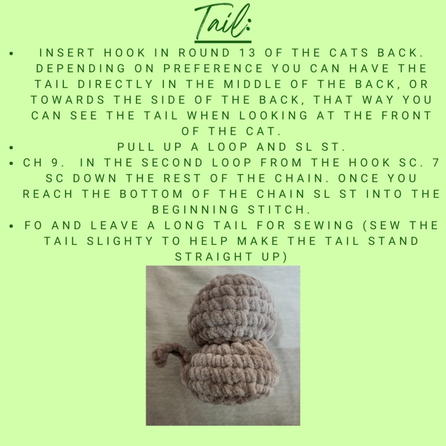 Free Crochet Pattern: Chunky Cat Amigurumi