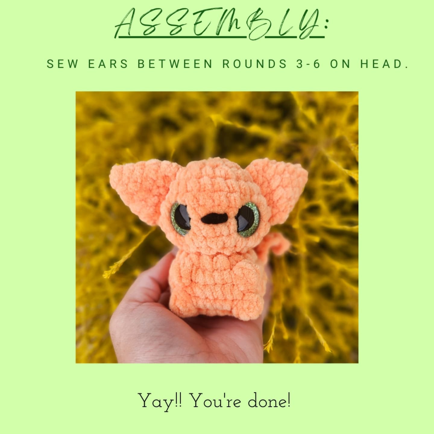 Free Crochet Pattern: Chunky Cat Amigurumi