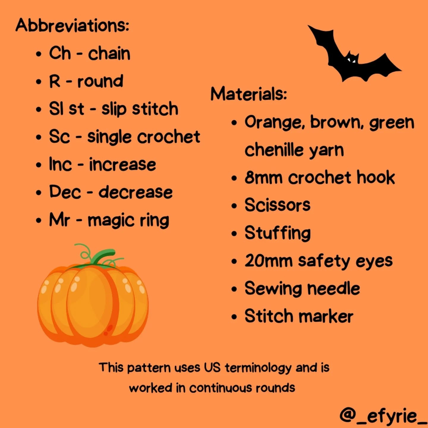 Free Crochet Pattern: Chunky Pumpkin Amigurumi