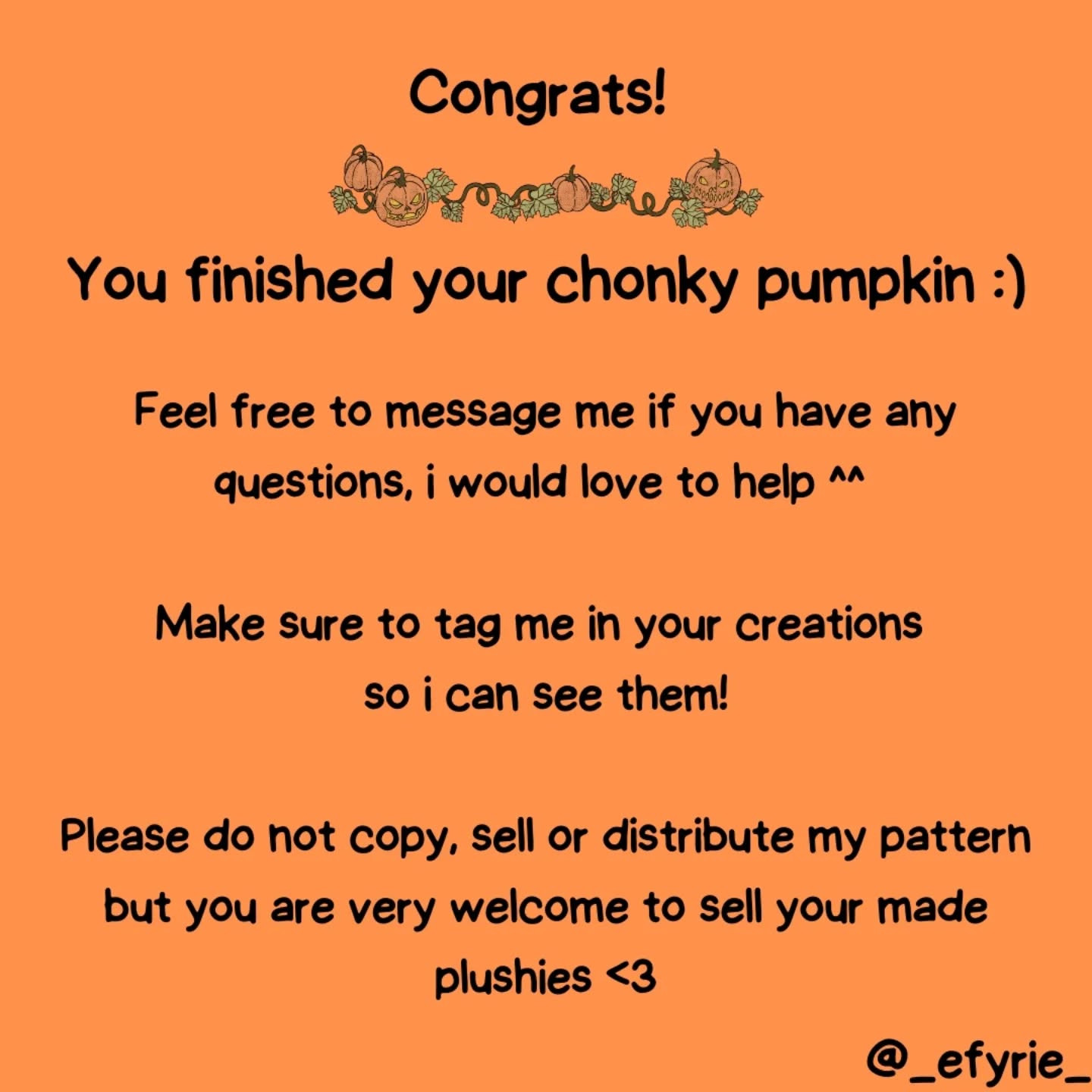 Free Crochet Pattern: Chunky Pumpkin Amigurumi