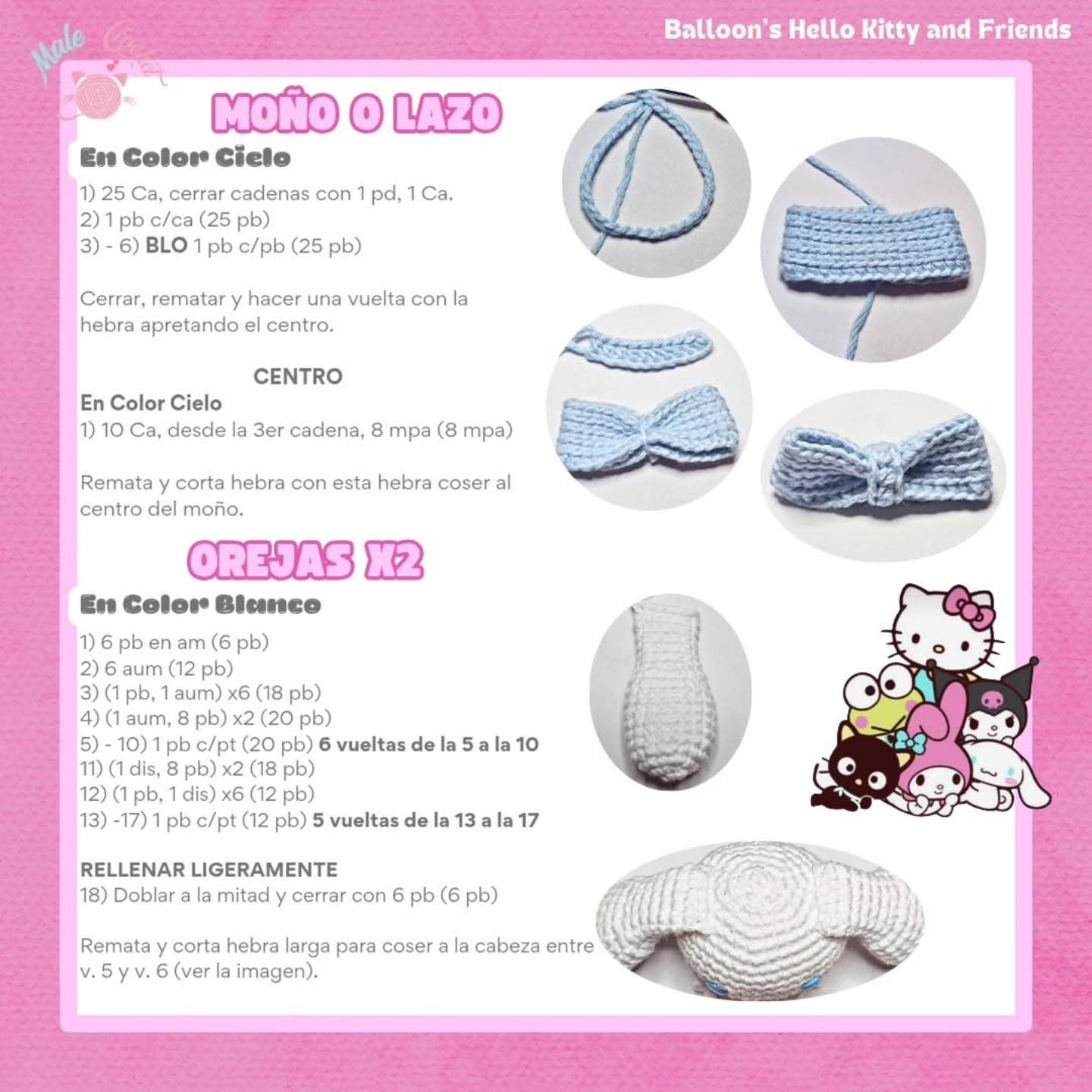 Free Crochet Pattern: Cinnamon Roll Balloon