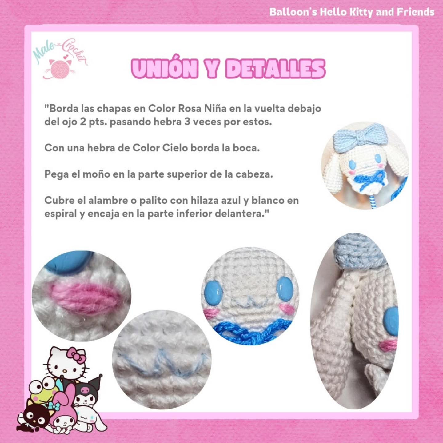 Free Crochet Pattern: Cinnamon Roll Balloon