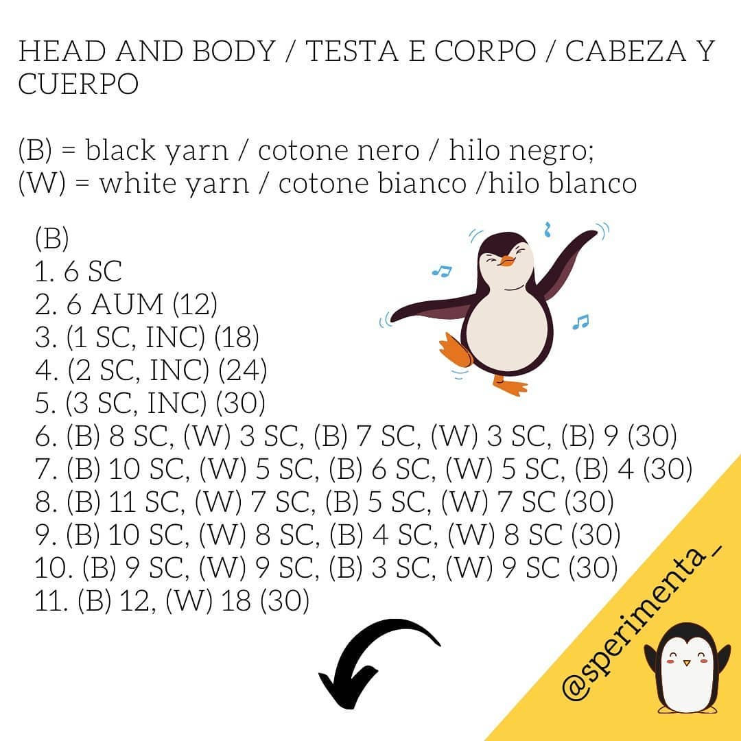 Free Crochet Pattern: Couple Penguins Sharing a Scarf