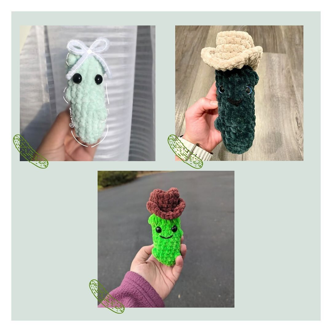 Free Crochet Pattern: Cowboy Pickle Amigurumi