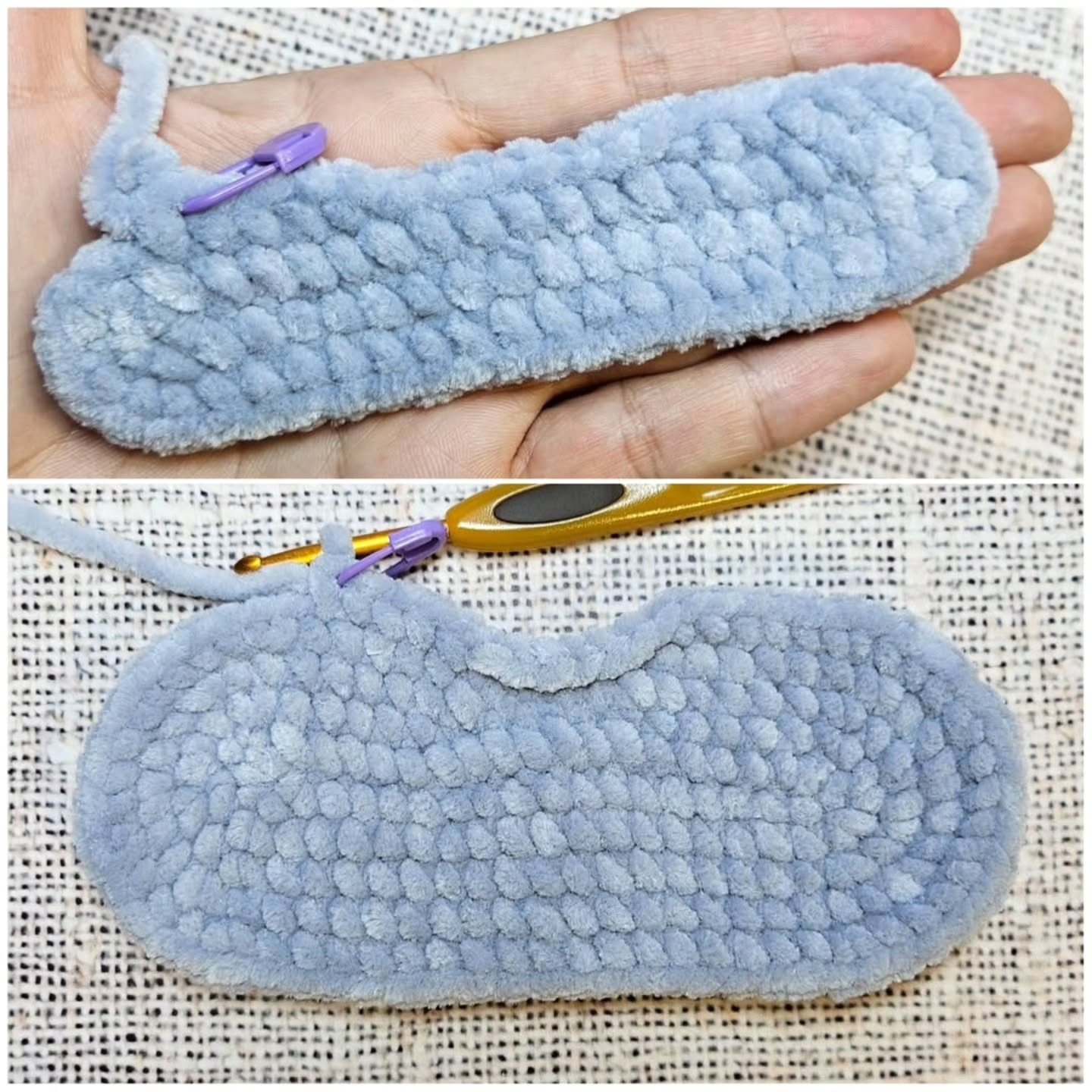 Free Crochet Pattern: Cozy Sleep Mask