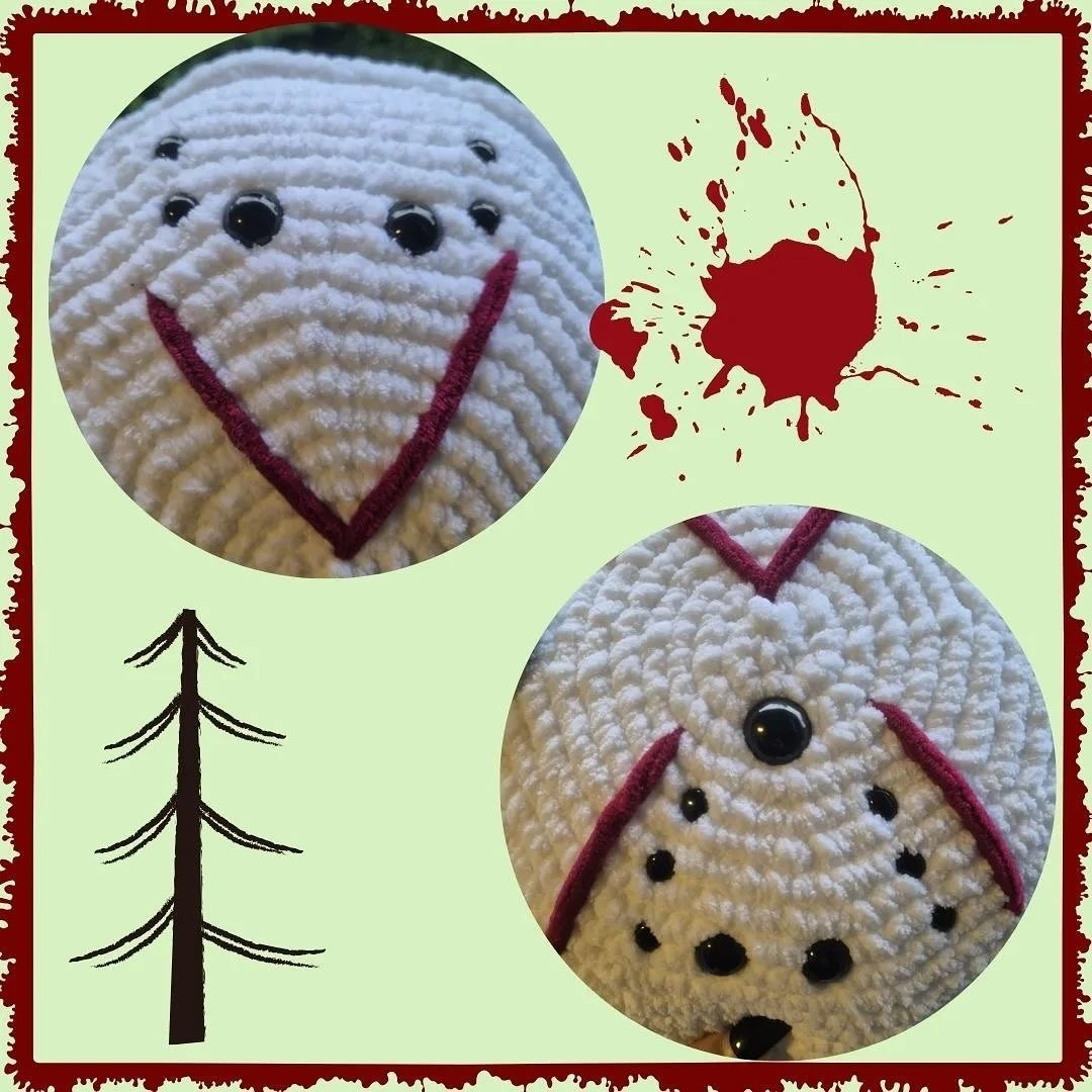 Free Crochet Pattern: Crystal Lake Killer Pillow