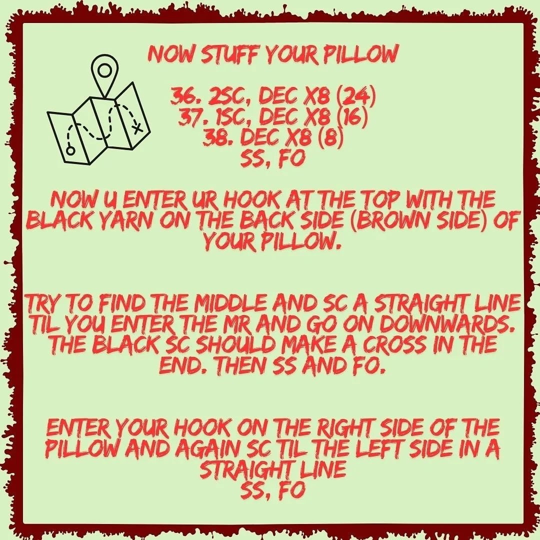 Free Crochet Pattern: Crystal Lake Killer Pillow