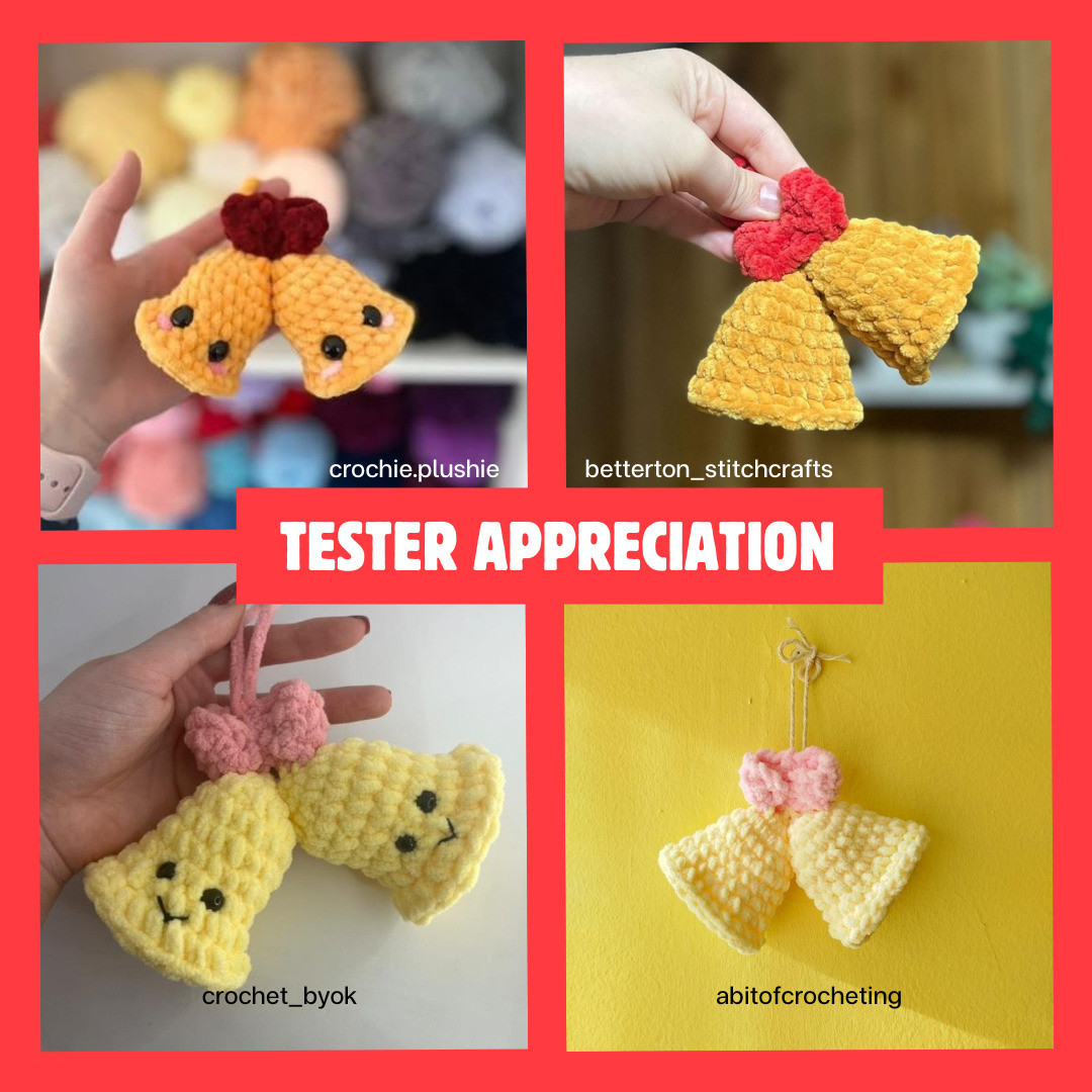 Free Crochet Pattern: Cute Christmas Bells