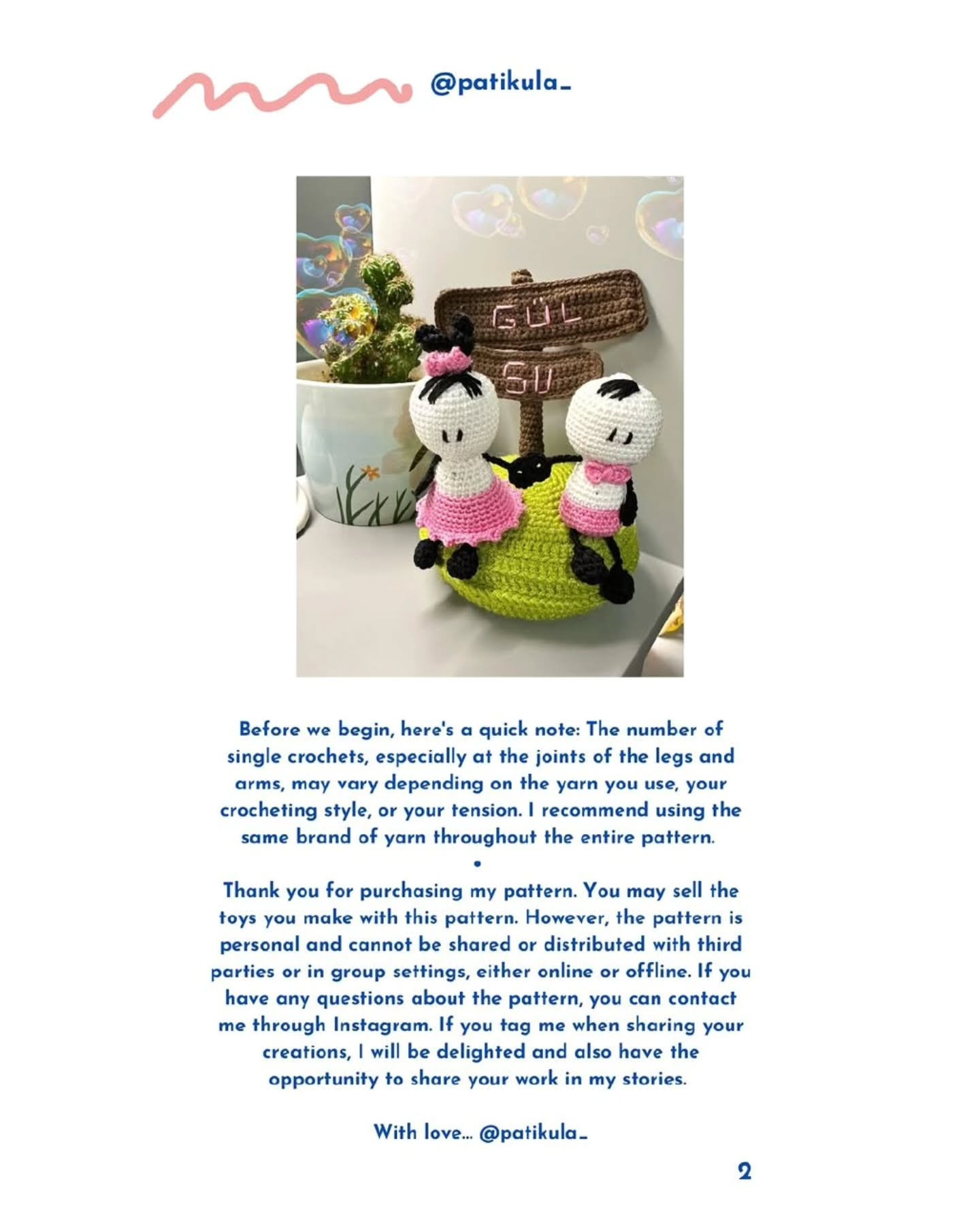 Free Crochet Pattern: Cute Couple Amigurumi