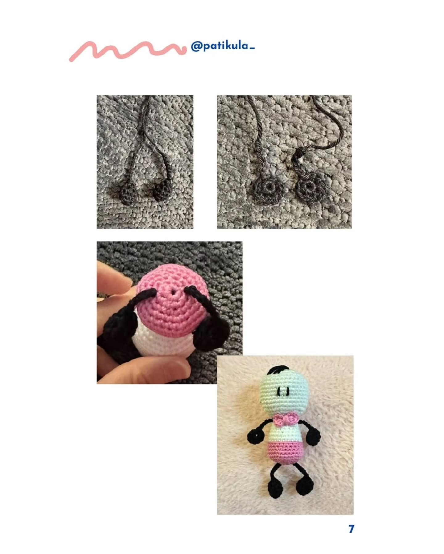 Free Crochet Pattern: Cute Couple Amigurumi