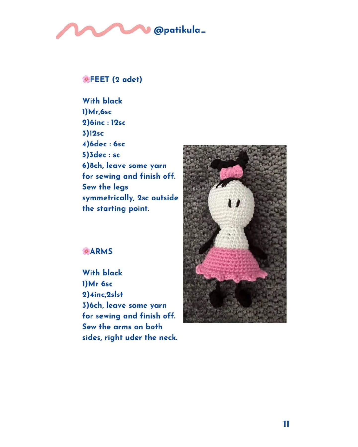 Free Crochet Pattern: Cute Couple Amigurumi