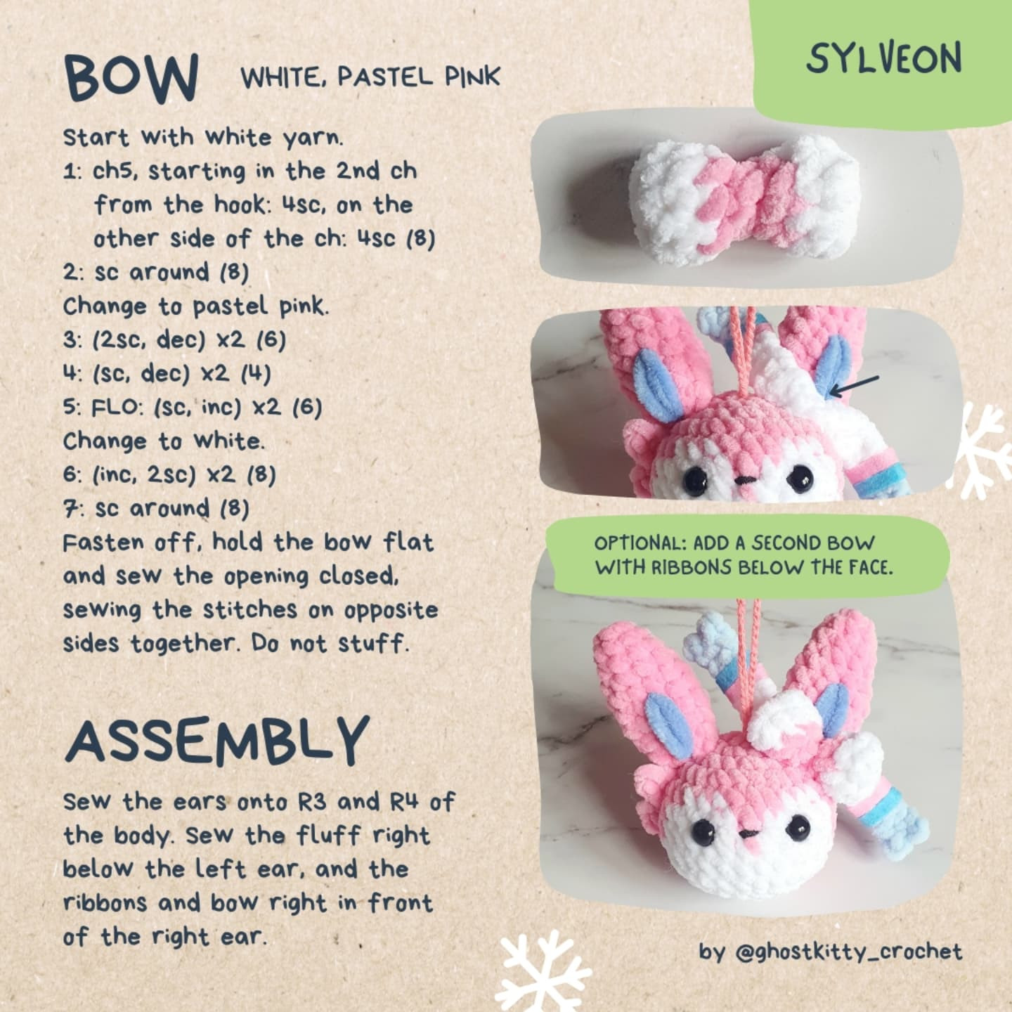 Free Crochet Pattern: Cute Monster Christmas Ornaments