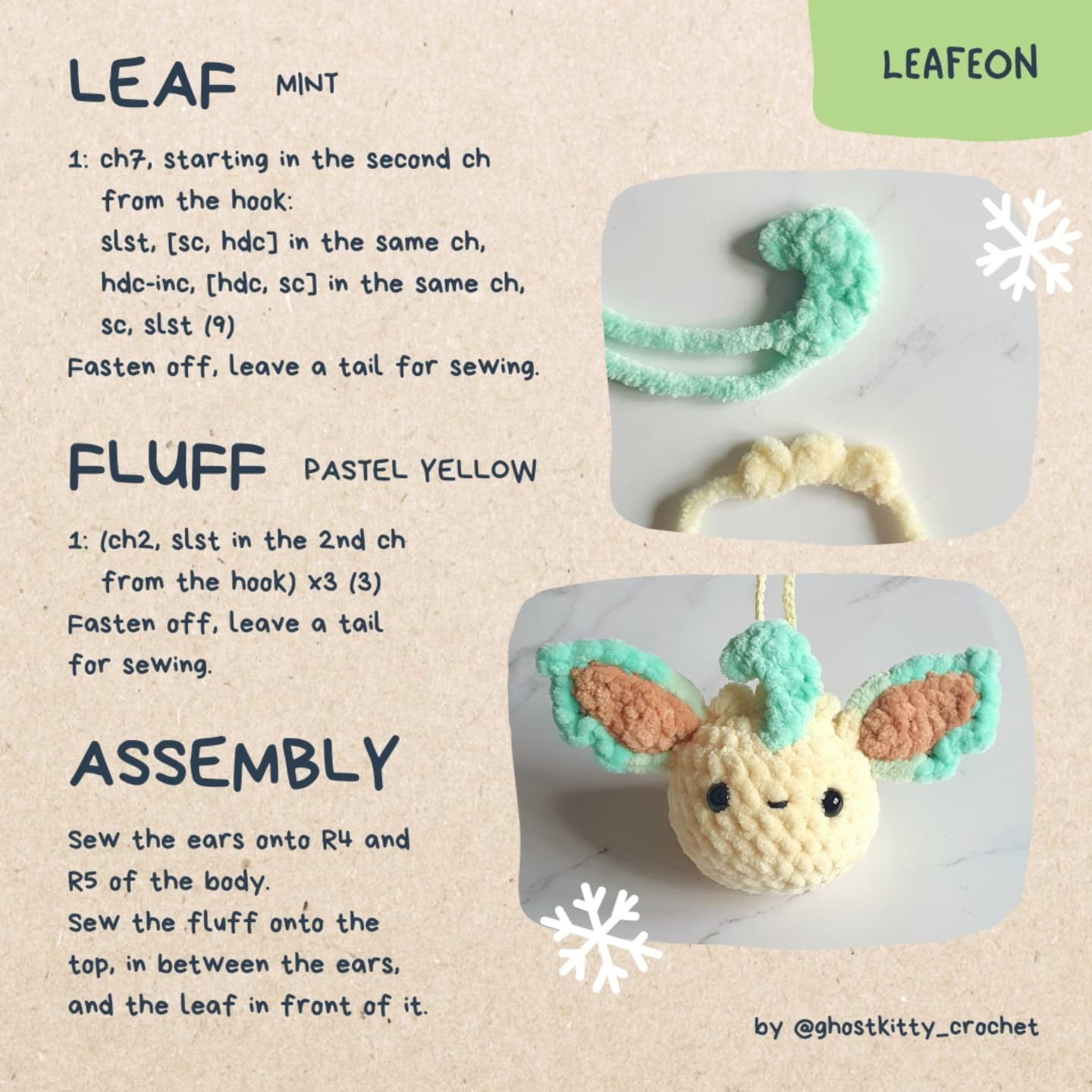 Free Crochet Pattern: Cute Monster Christmas Ornaments