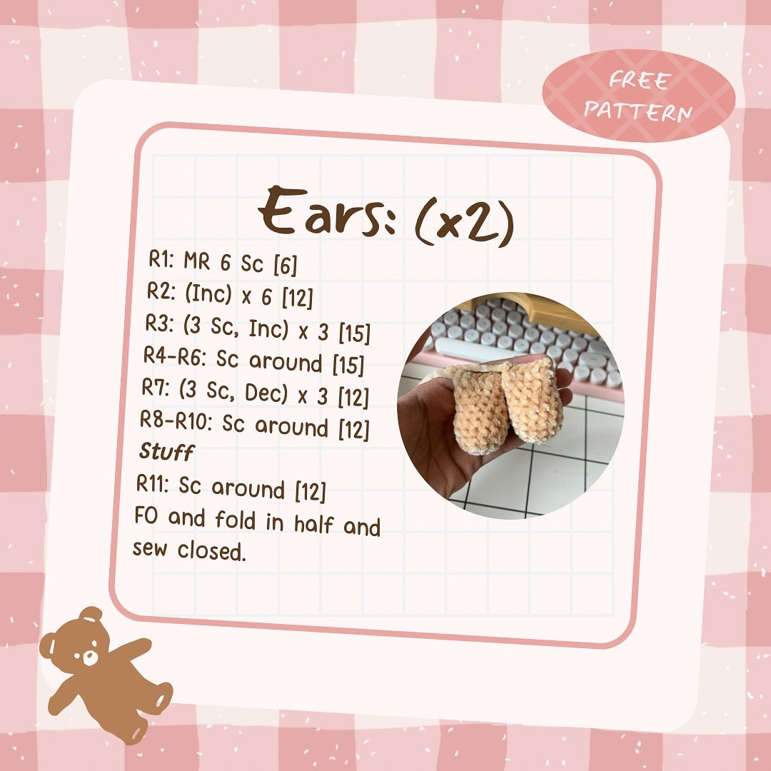 Free Crochet Pattern: Cute Puppy Amigurumi!