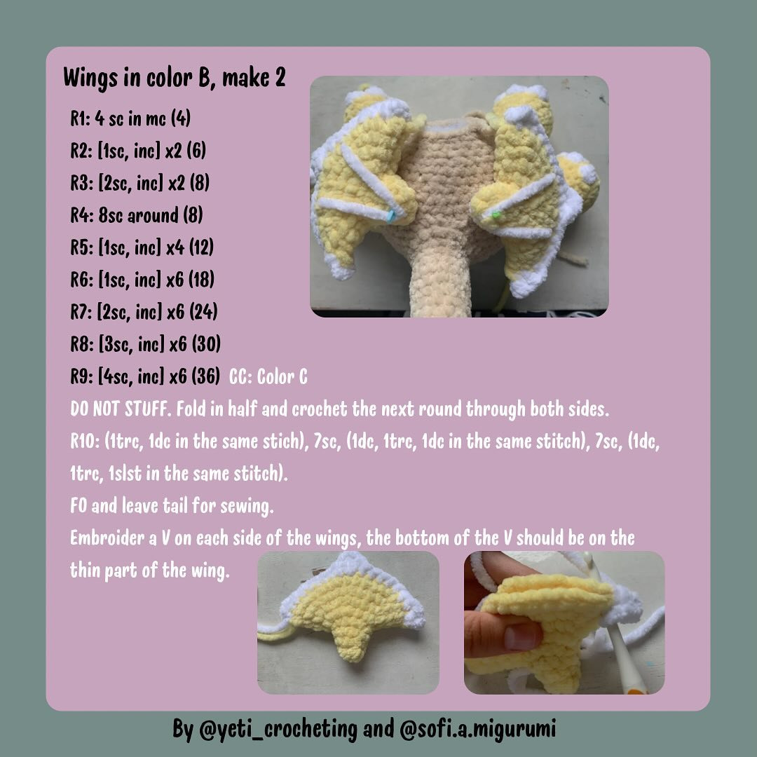 Free Crochet Pattern: Destiny the Dragon