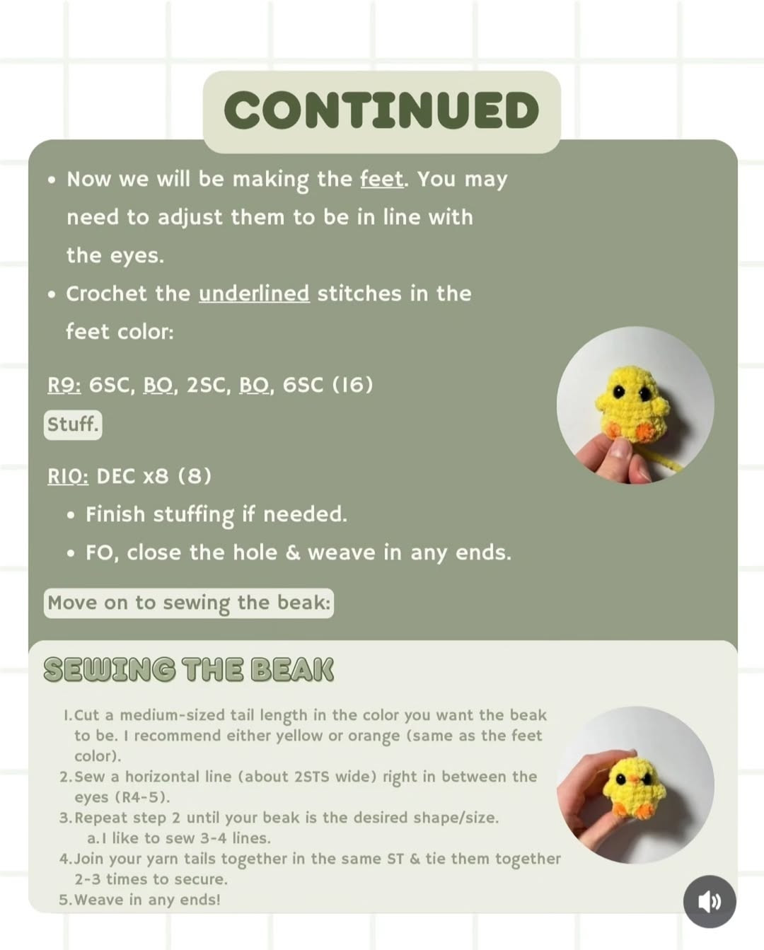 Free Crochet Pattern: Easter Egg Baby Birds