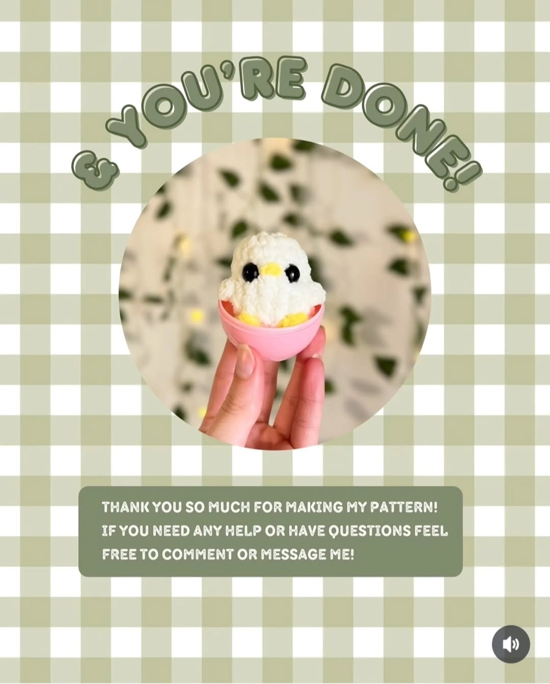 Free Crochet Pattern: Easter Egg Baby Birds