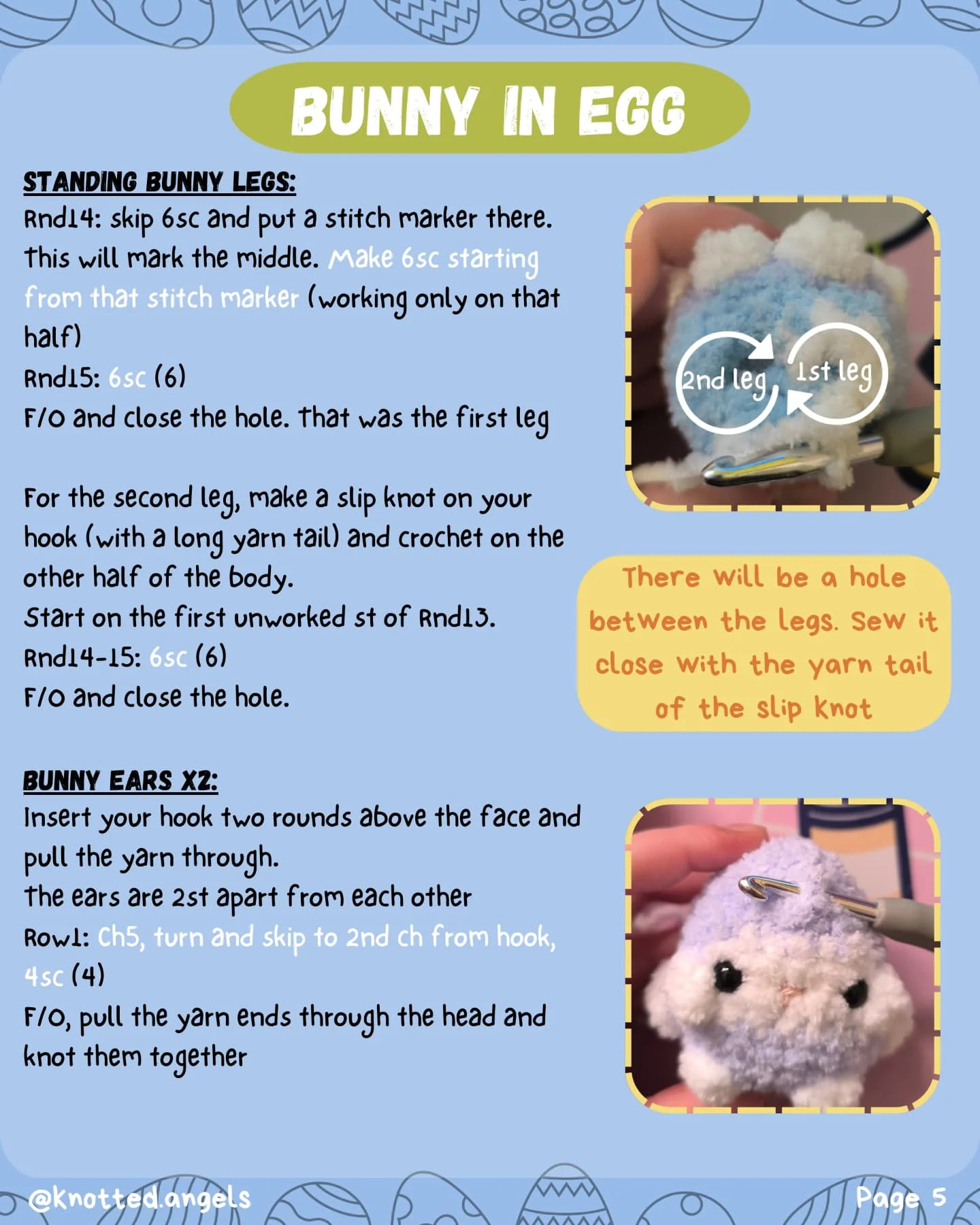 Free Crochet Pattern: Easter Eggy Friends