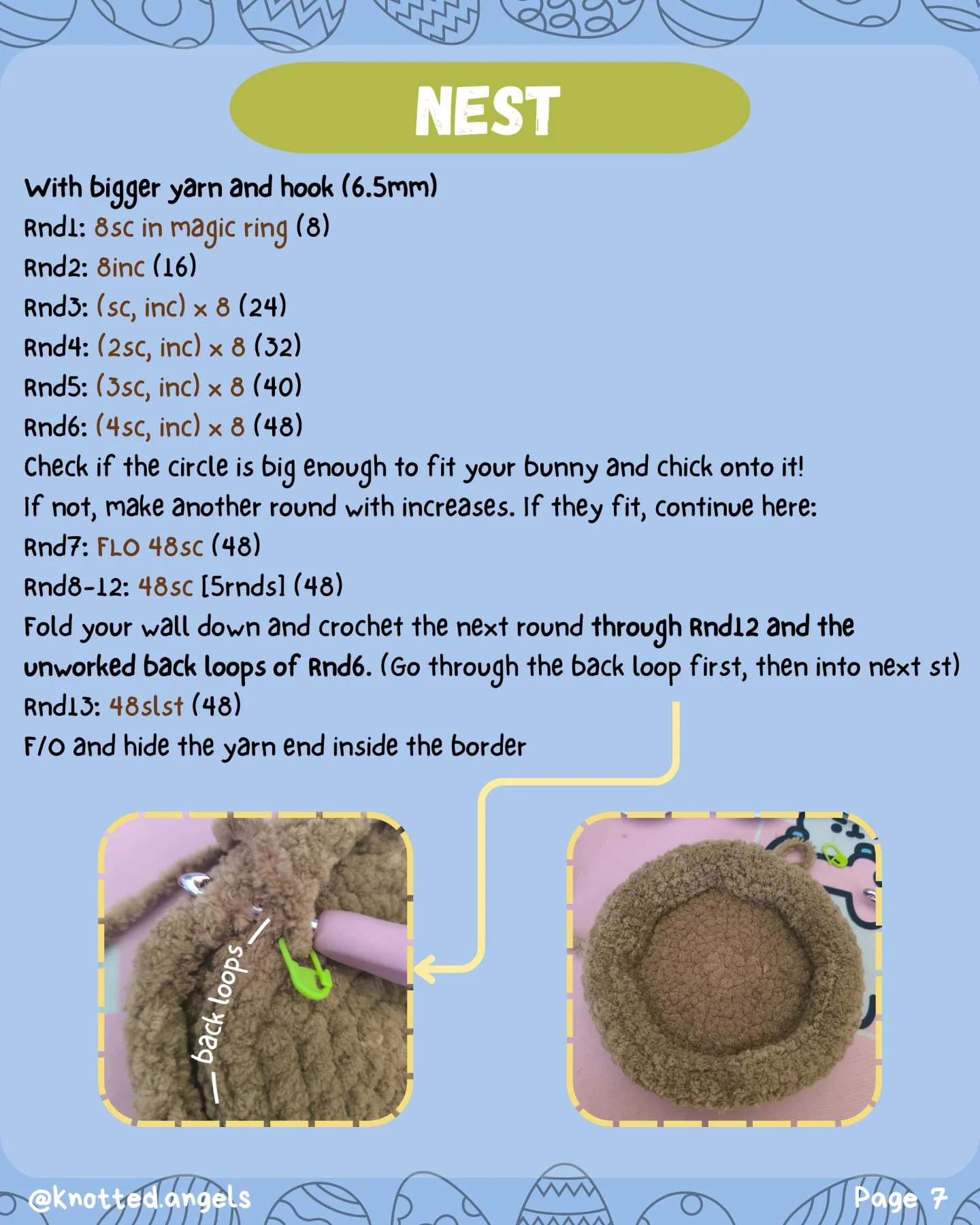 Free Crochet Pattern: Easter Eggy Friends