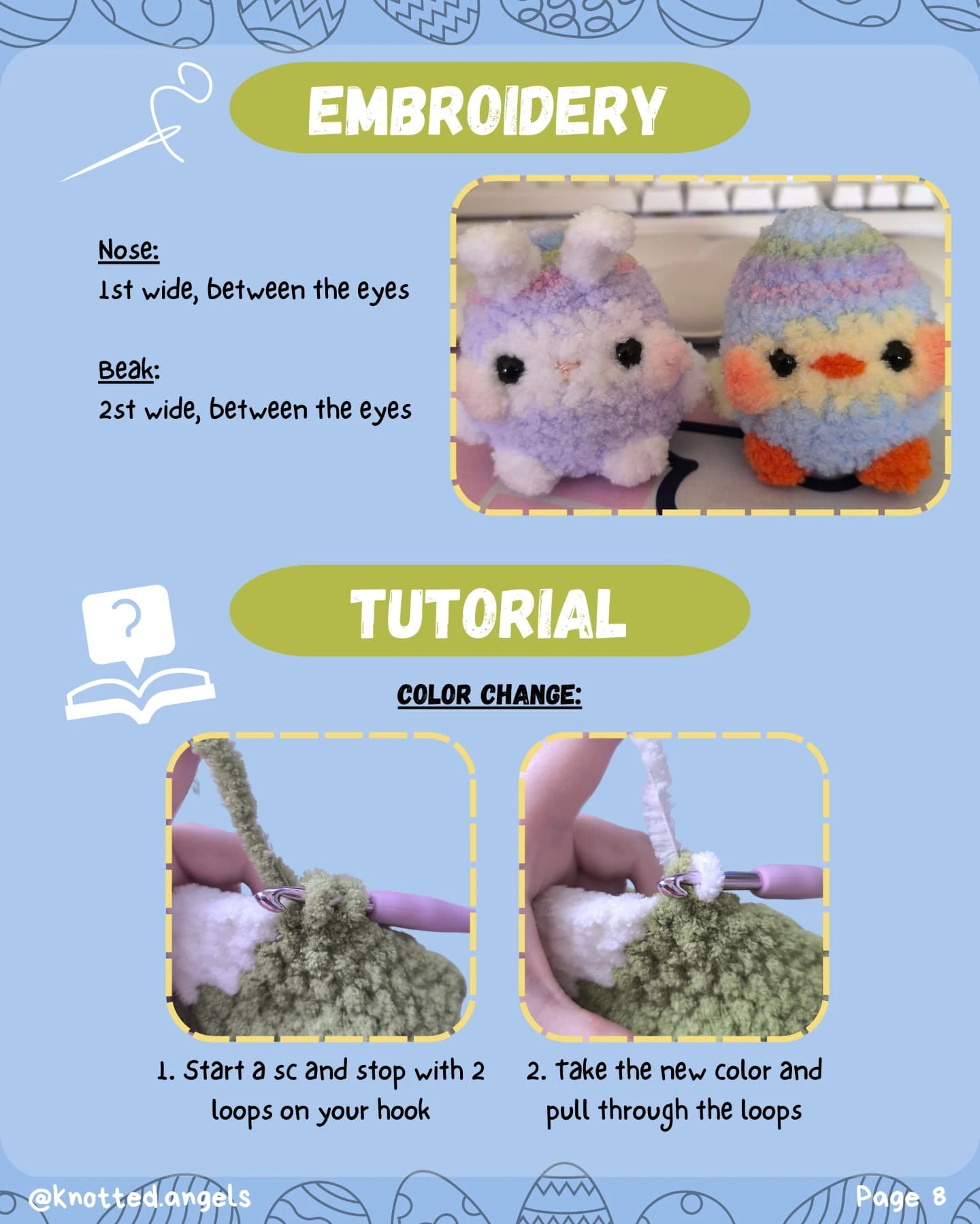 Free Crochet Pattern: Easter Eggy Friends
