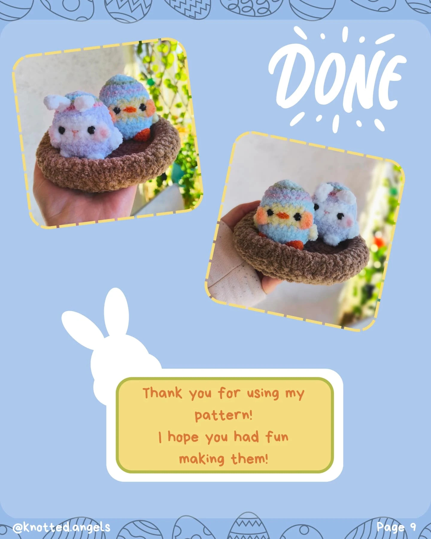 Free Crochet Pattern: Easter Eggy Friends