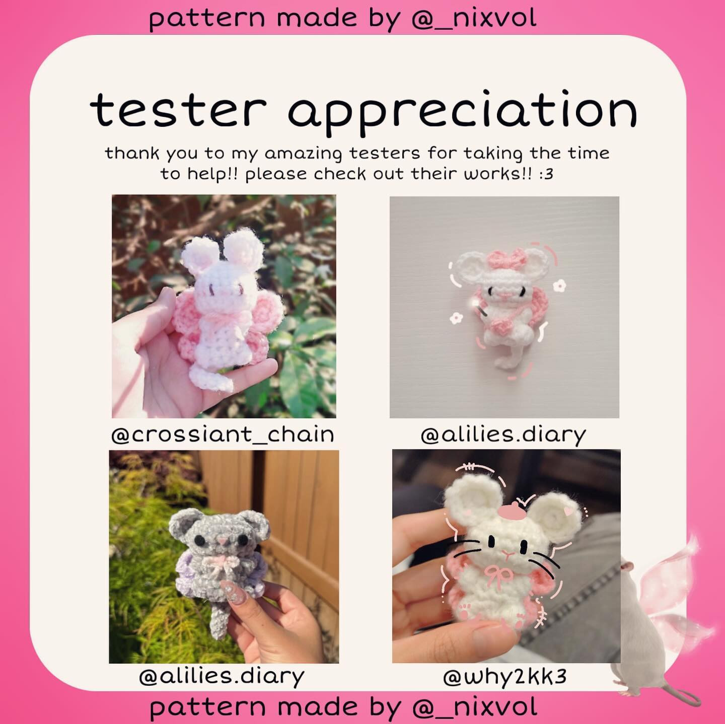 Free Crochet Pattern: Fae the Fairy Mouse Amigurumi