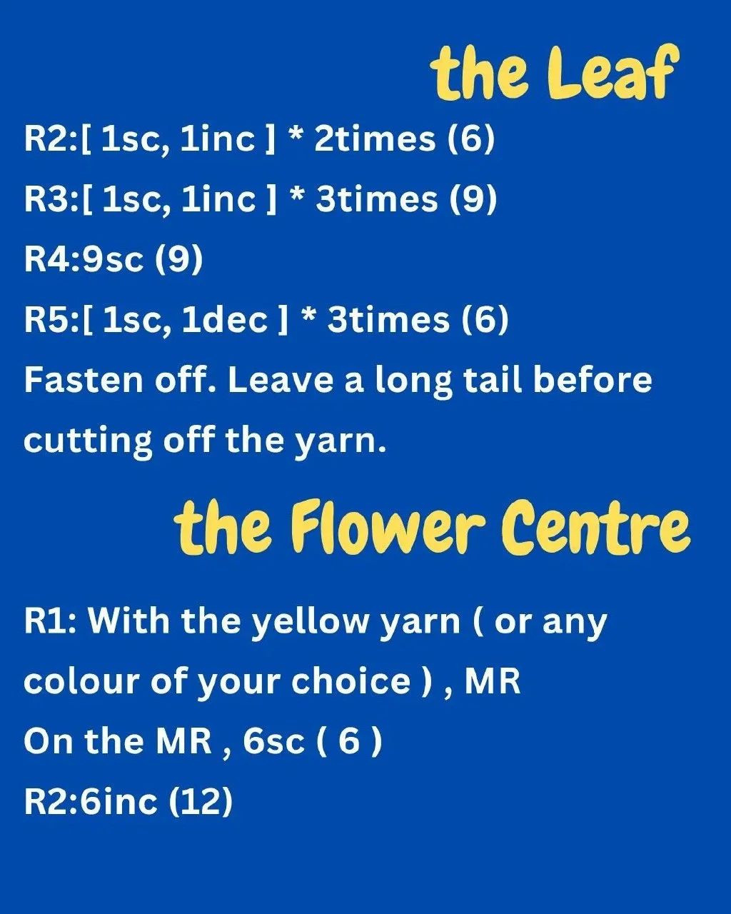 Free Crochet Pattern: Flower Pencil Topper