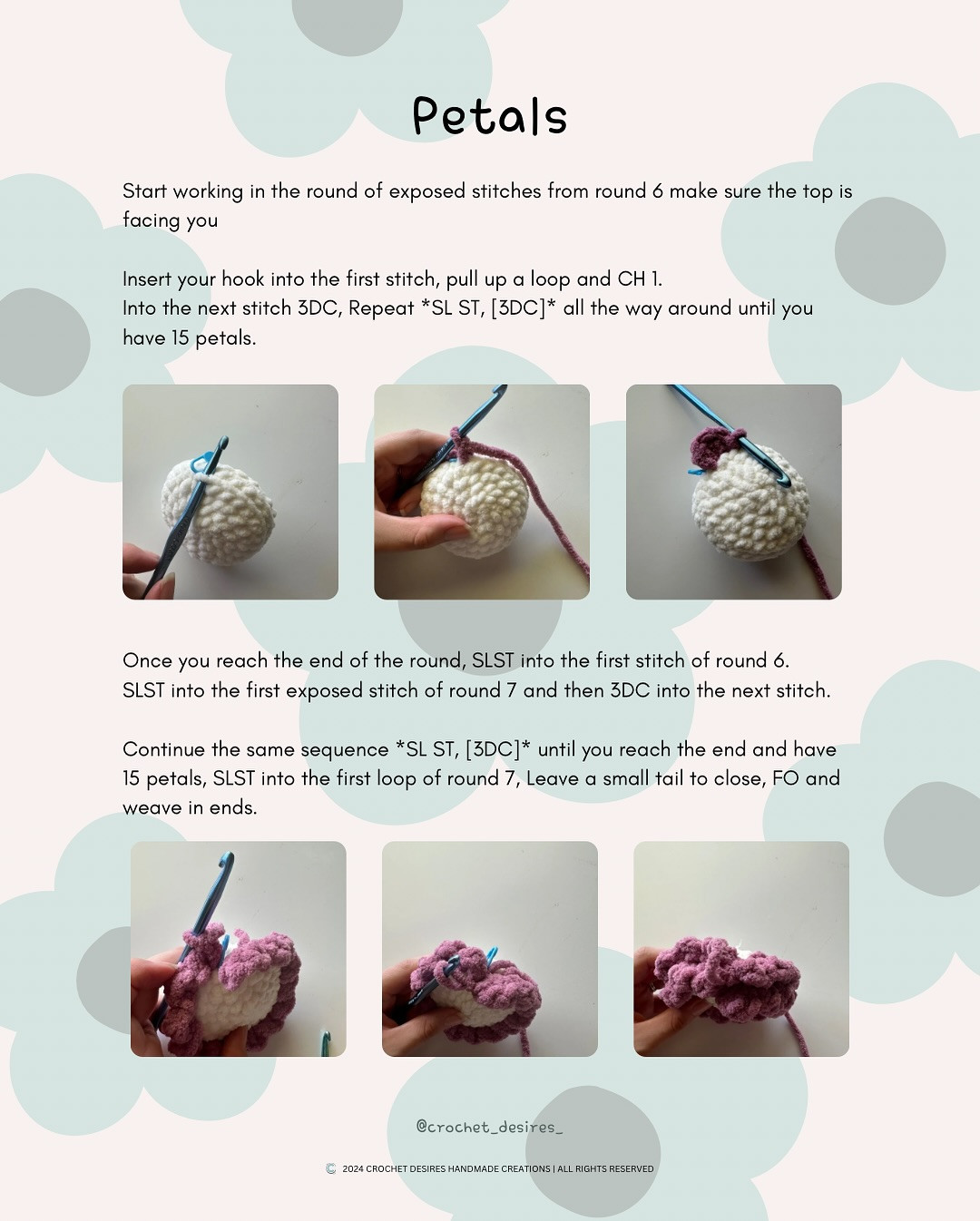 Free Crochet Pattern: Flower Pincushion