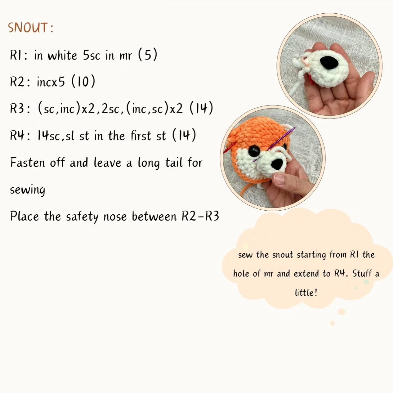 Free Crochet Pattern: Foxy Ginger Amigurumi