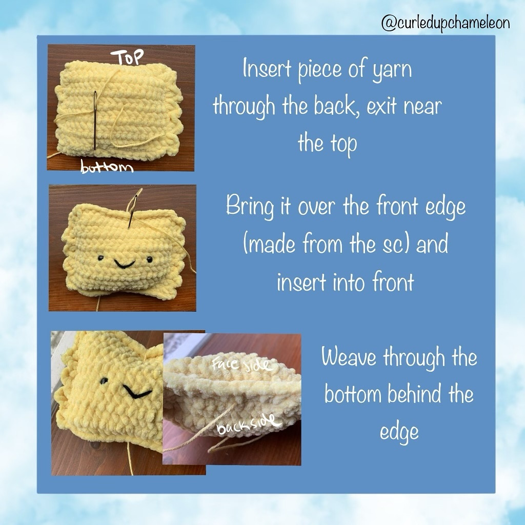 Free Crochet Pattern: Frankie the Farfalle