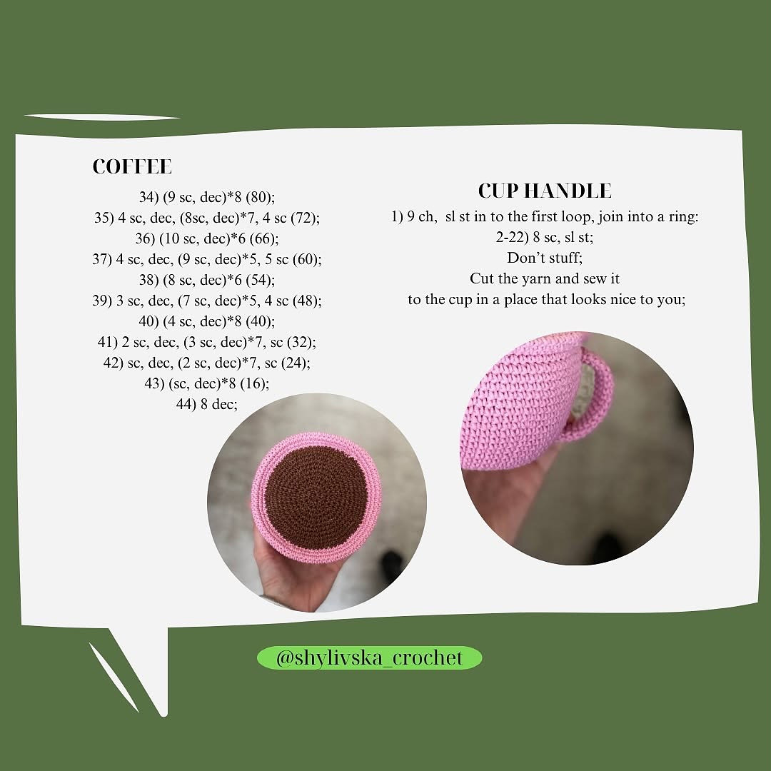 Free Crochet Pattern: Frog in a Cup with Bees