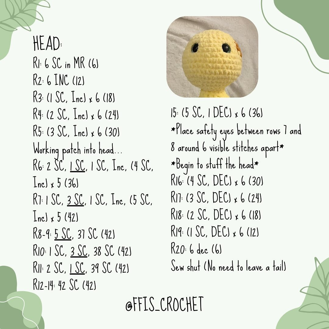 Free Crochet Pattern: Gigi the Giraffe