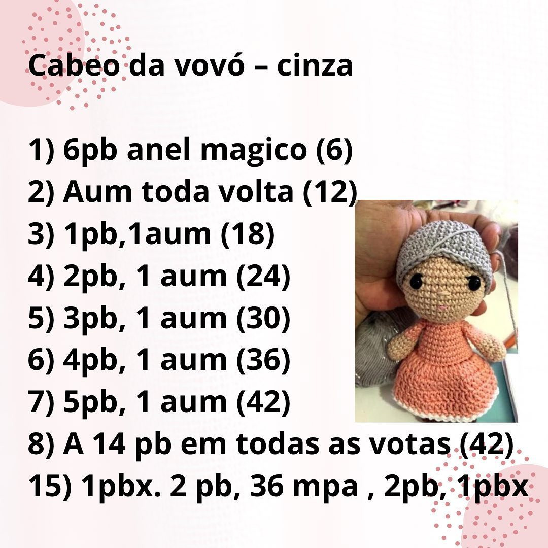 Free Crochet Pattern: Granny & Grandpa Amigurumi