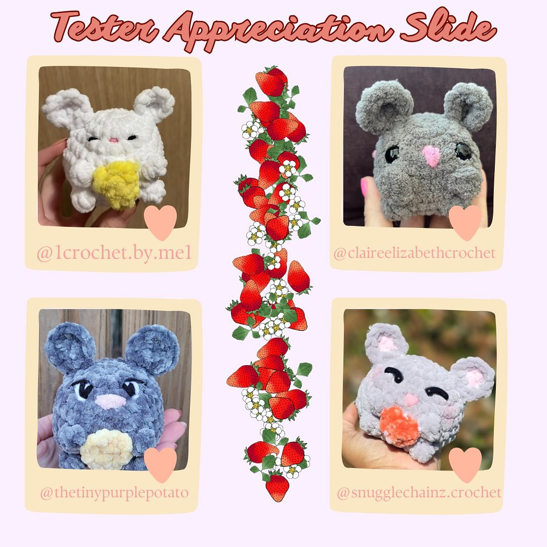 Free Crochet Pattern: Gumdrop the Mouse!