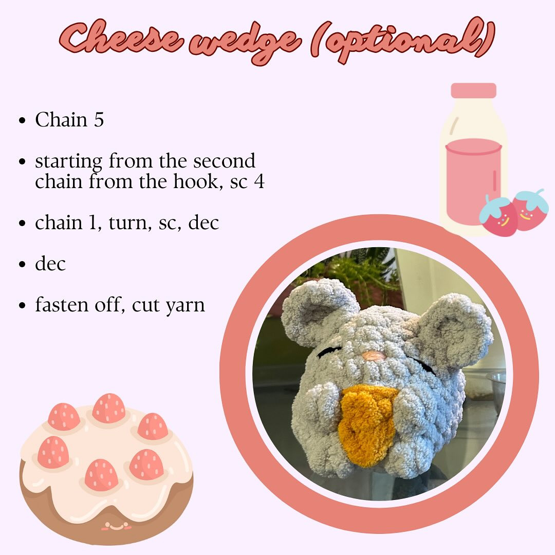 Free Crochet Pattern: Gumdrop the Mouse!