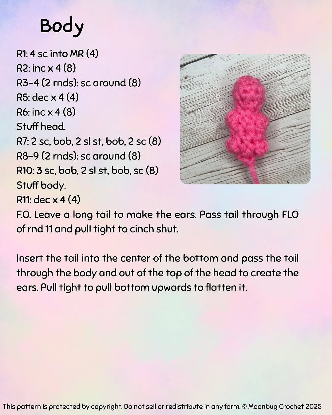 Free Crochet Pattern: Gummy Bears in a Pouch